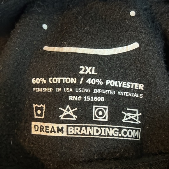 Men's Size 2XL Sapnap Youtuber Graphic Hoodie Black w/ Red - Picture 4 of 4